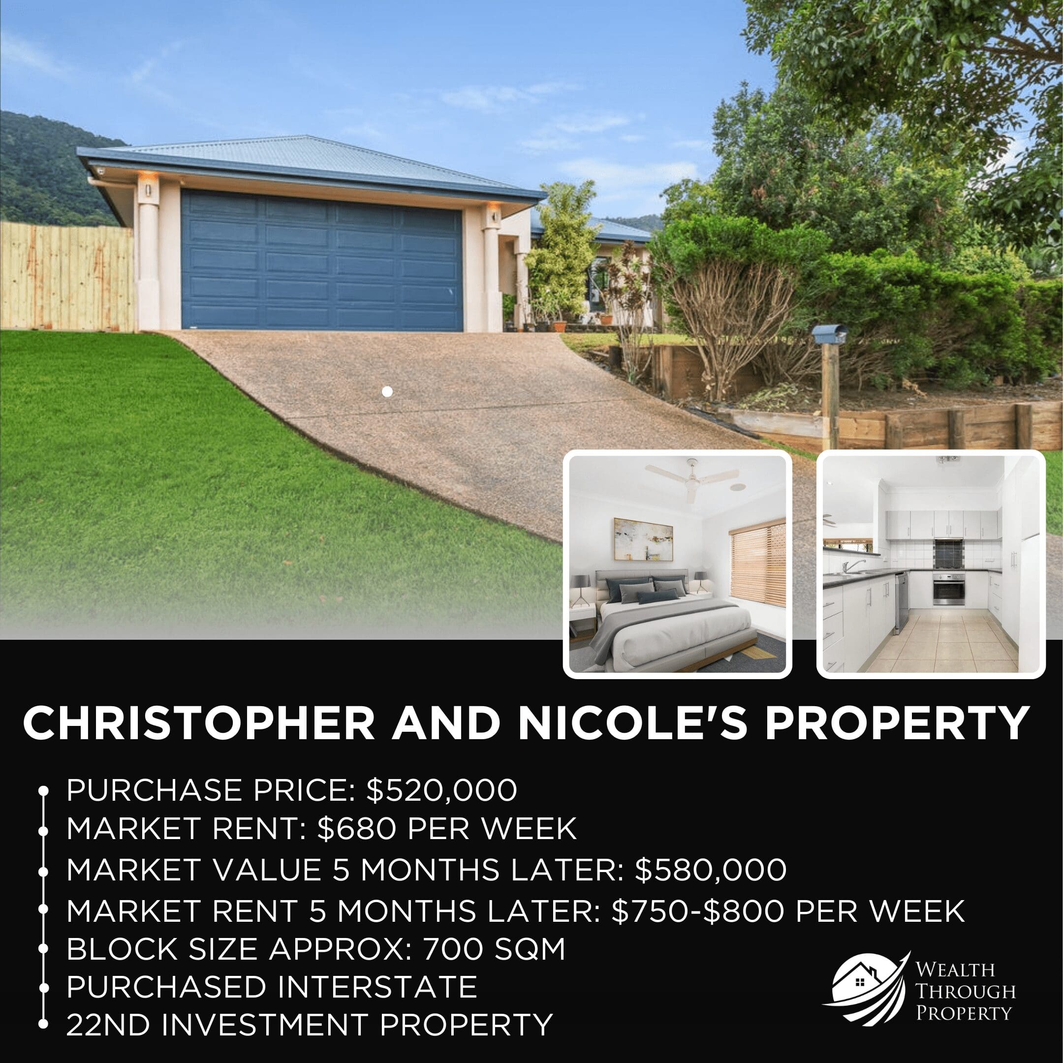 Chris Mutch 22nd property insta post