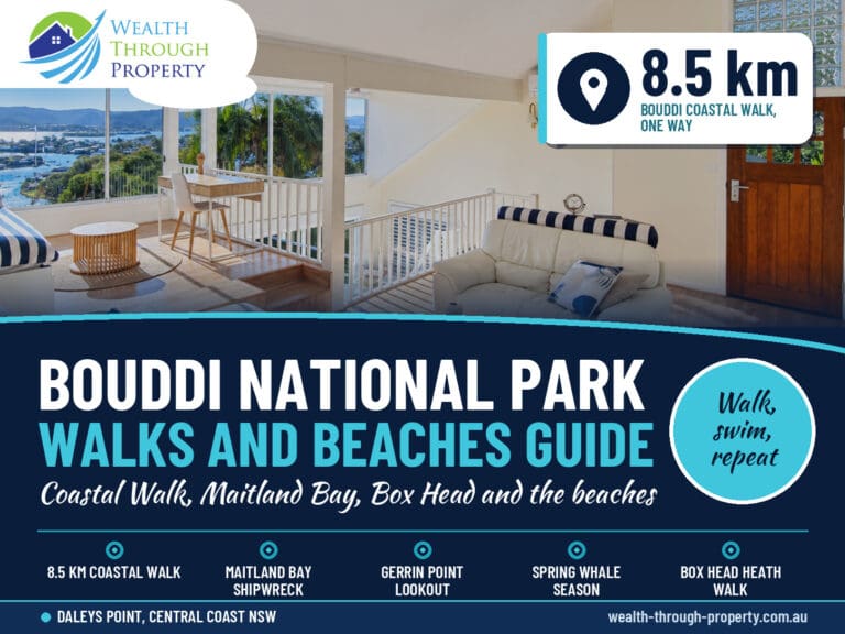 Bouddi National Park walks and beaches guide cover over the Brisbane Water view from Carinya Coastal Escapes, Daleys Point