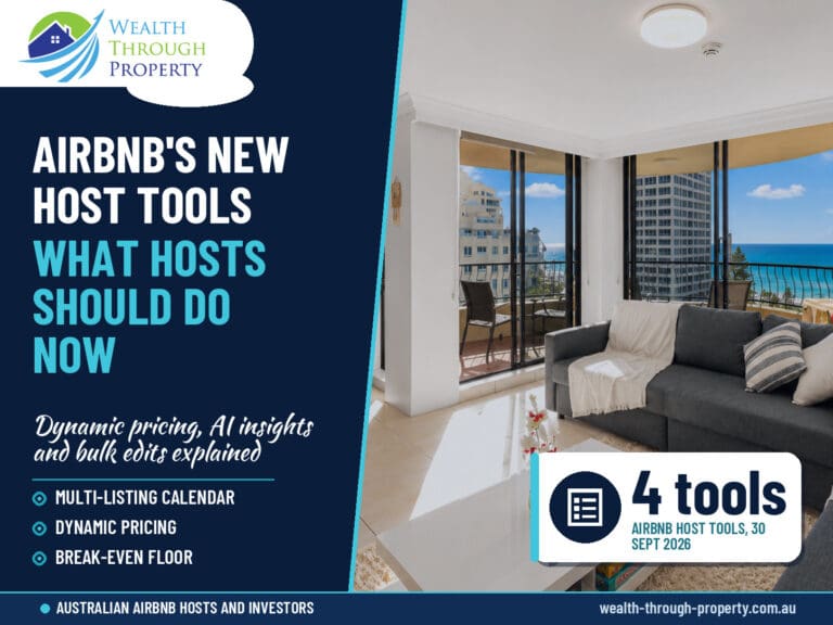 WTP cover on Airbnb's new host tools from the September 2026 update: dynamic pricing, bulk calendar, 3D plans, AI dashboard