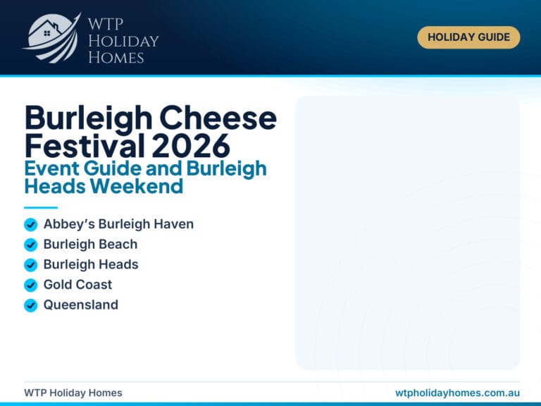 Artisan cheese board and relaxed outdoor festival scene representing the Burleigh Cheese Festival 2026 in Burleigh Heads.