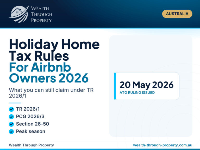 Holiday home tax rules 2026 for Airbnb owners: what you can still claim under ATO ruling TR 2026/1