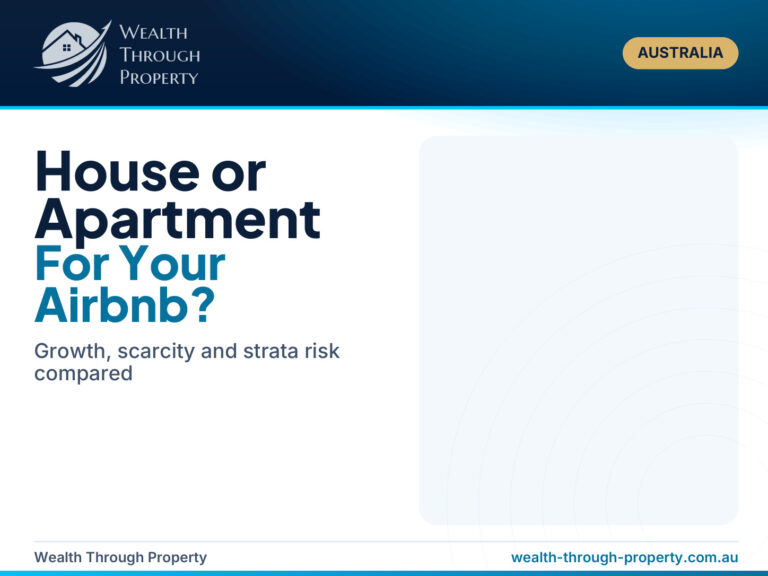 Australian house and apartment building side by side compared for Airbnb investment