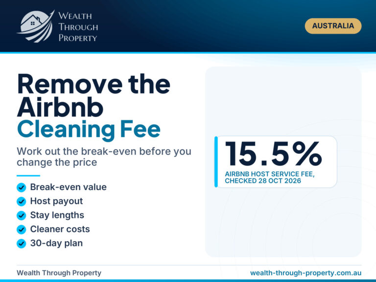 Cover graphic for a guide on removing an Airbnb cleaning fee without losing revenue