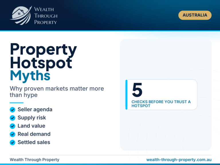 Cover guide on property hotspot myths and why proven markets matter more than hype