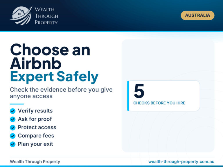 Cover guide on how to choose an Airbnb expert safely in Australia