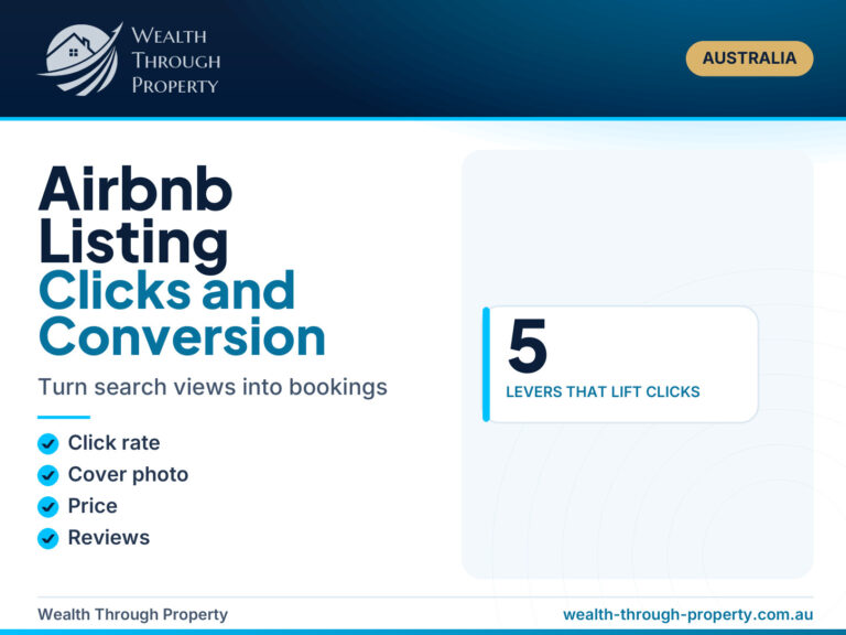 Airbnb listing clicks and conversion guide cover