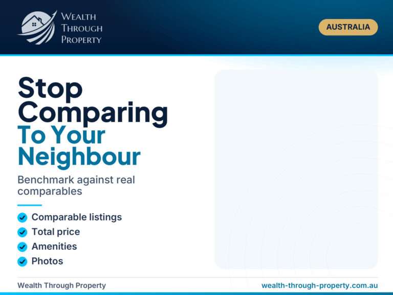 Cover graphic: stop comparing your Airbnb to one neighbour; benchmark against comparable listings, total price, amenities and your sales funnel